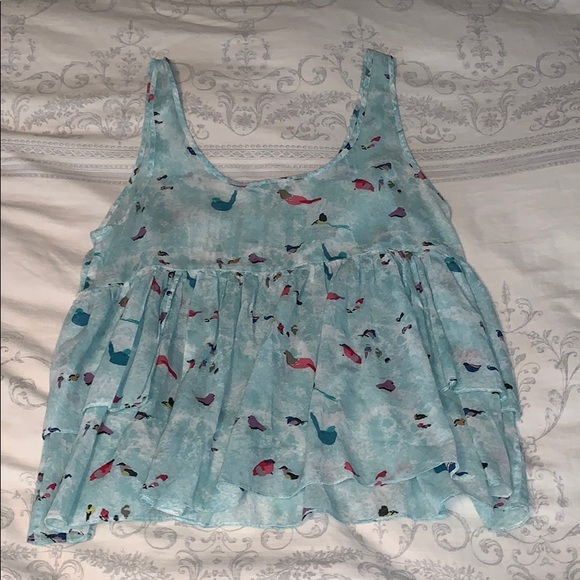 Free People Ruffle Tank - Picture 2 of 3